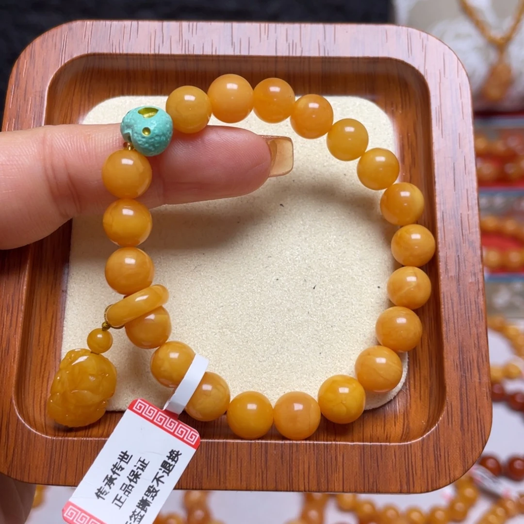 蜜蜡未镶嵌手链手串