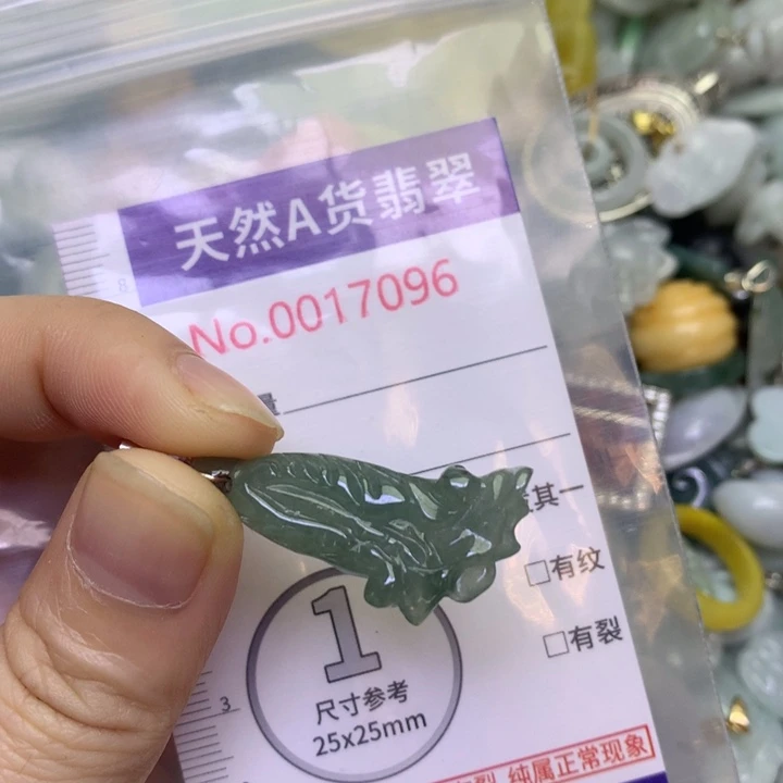 翡翠未镶嵌吊坠(不含链)翡翠
