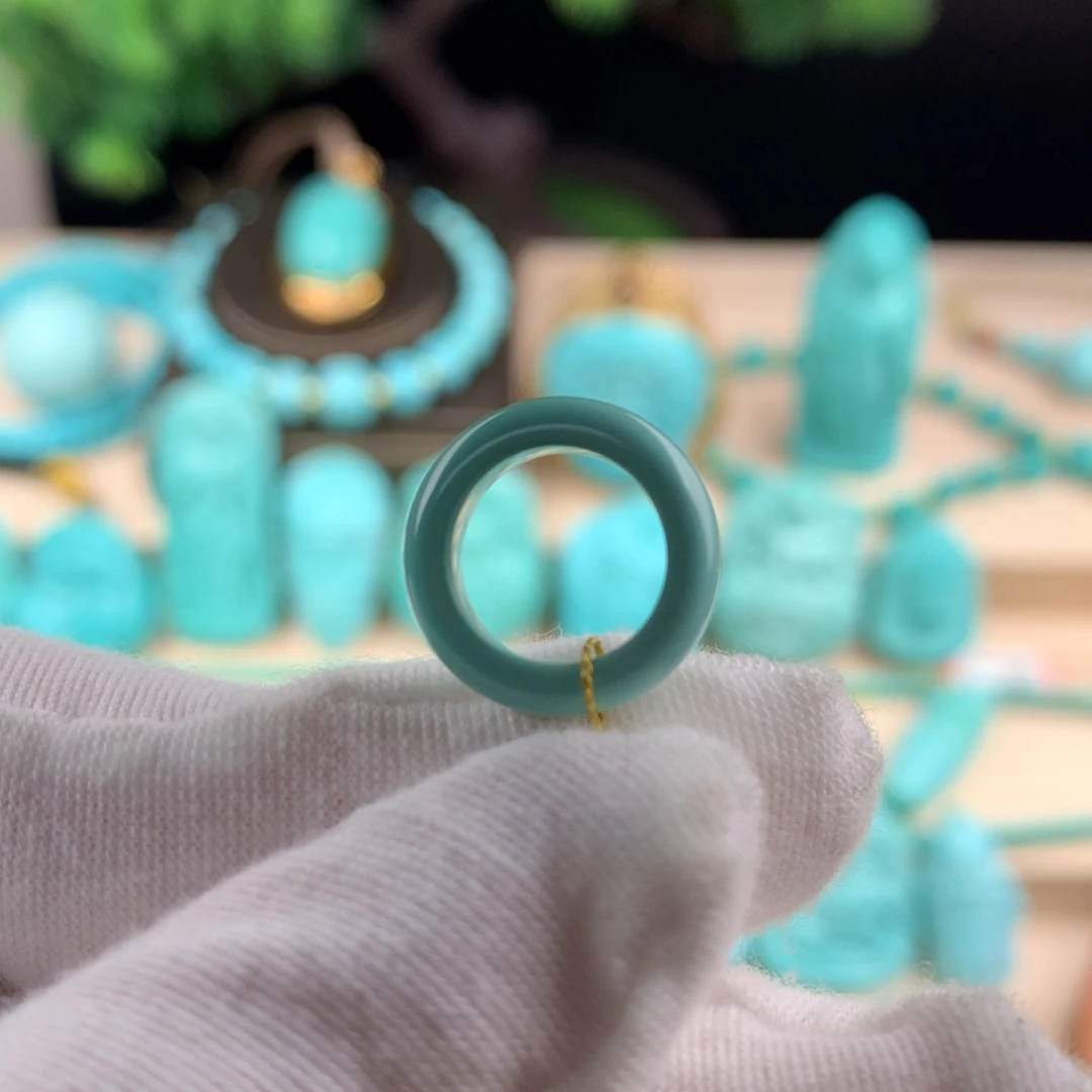 绿松石跑环内径卡10未镶嵌