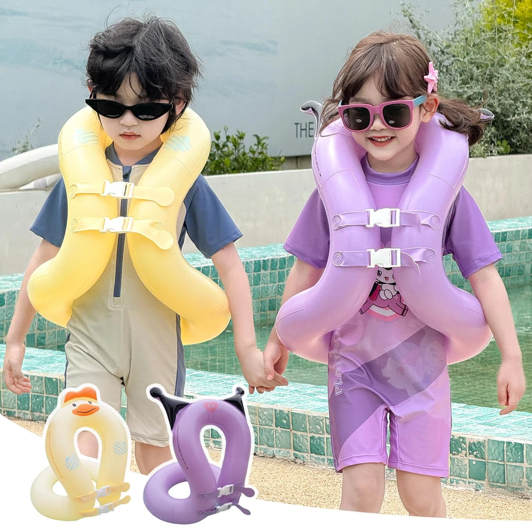 儿童游泳圈防侧翻腋下臂圈3岁6岁以上女游泳漂浮神器必备用品