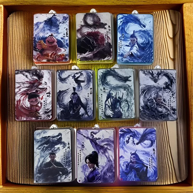 〖老大对对碰〗哪吒流沙卡牌钥匙扣手工diy