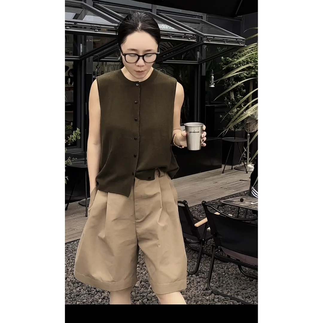 Action Studios【爸爸裤】大大推荐时尚夏季薄款休闲中裤ACC641