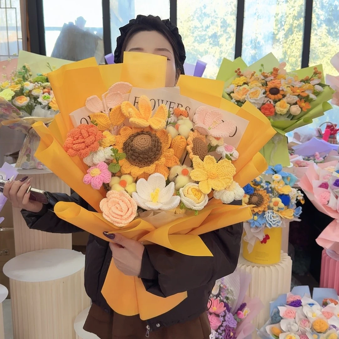 非遗手工花束，孤品清仓