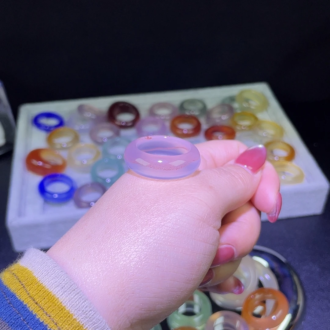玛瑙/玉髓合金戒指