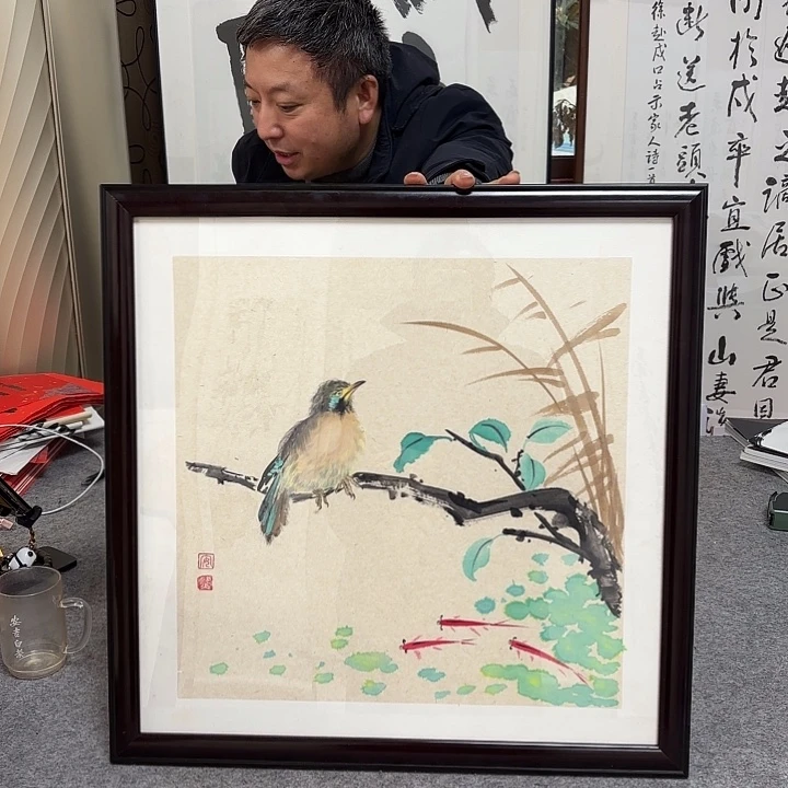 书法安然老师书法作品（55*55）