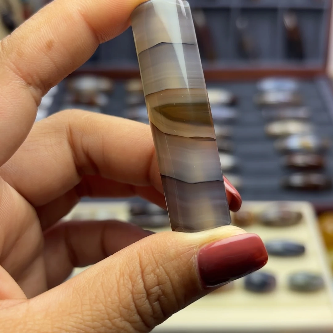 真***e玛瑙/玉髓未镶嵌颈饰