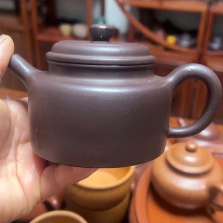 紫砂茶壶宜兴原矿紫罗兰