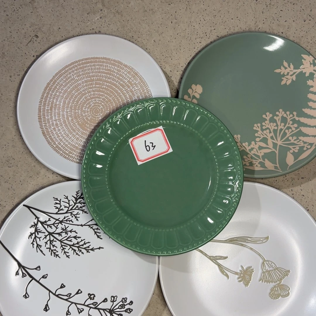 大***丫直播特惠八寸浅盘三支装微瑕