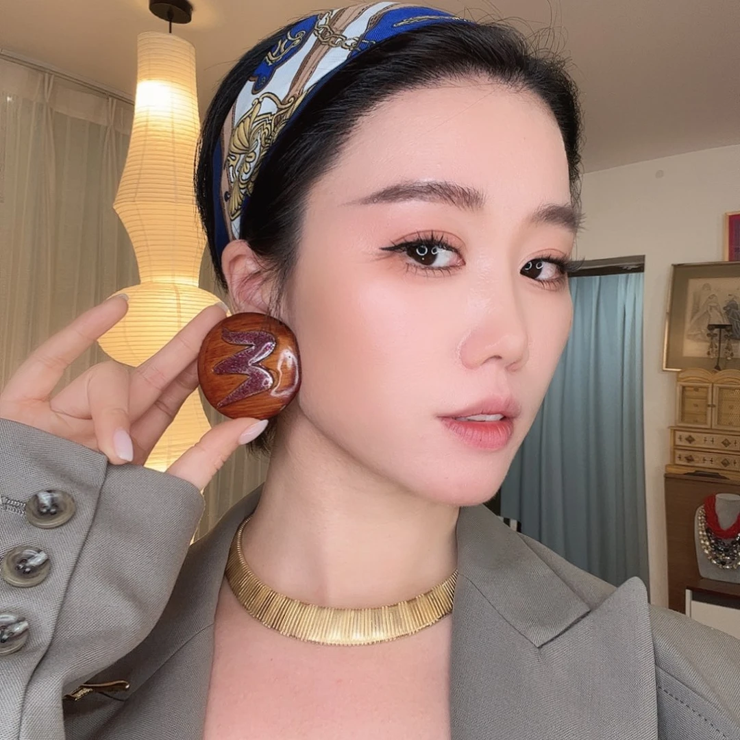 合成碳硅石铜合金中古耳夹