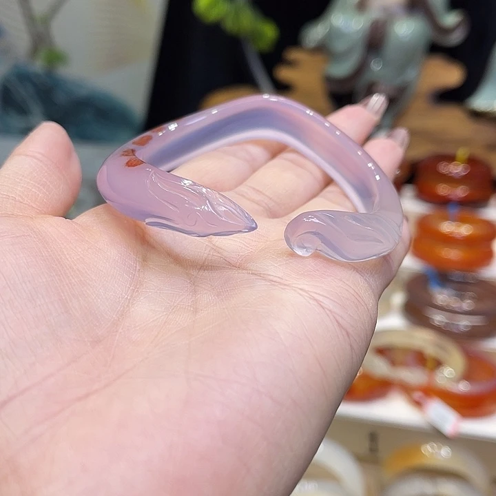 玛瑙/玉髓手镯未镶嵌﹏****?炸福利不退不换