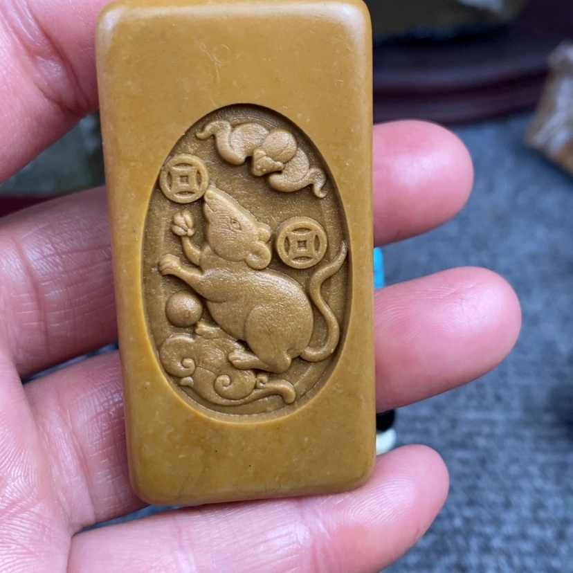 【闪购商品】原石雕刻手把件