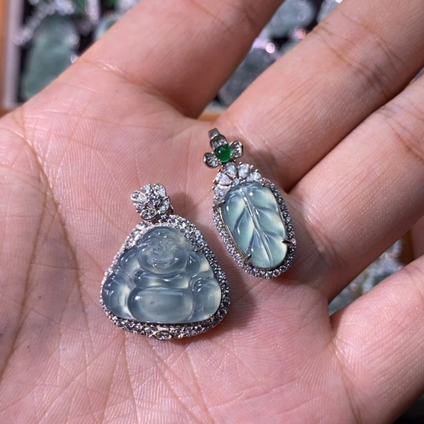 【闪购商品】颈饰未镶嵌翡翠久*天然