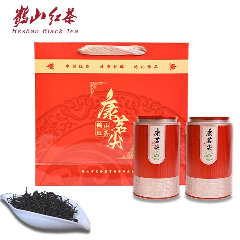 康茗尖红茶金牡丹/金萱150g圆罐鹤山红茶送礼佳品