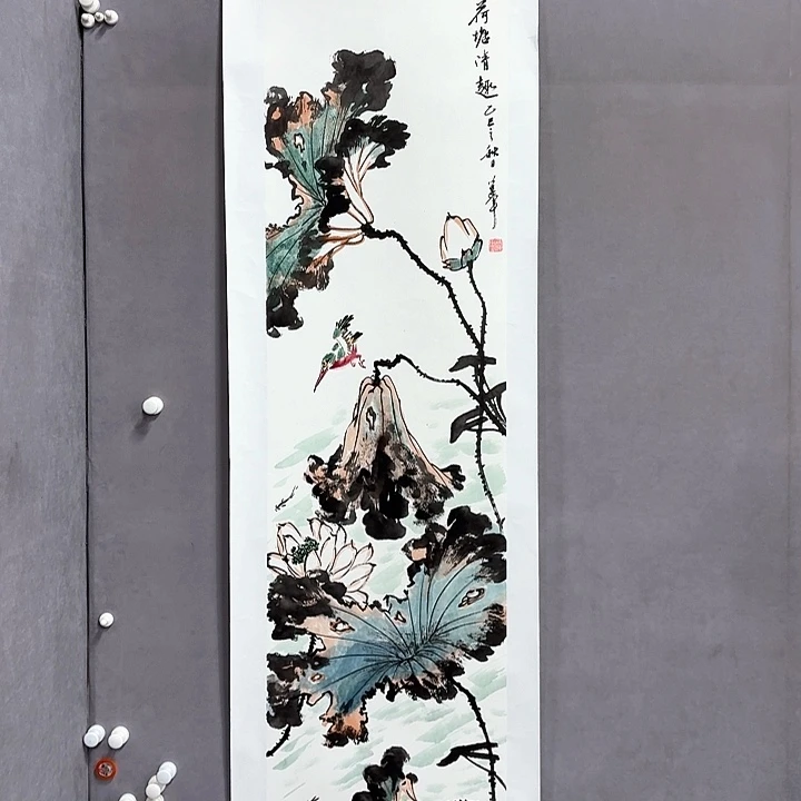 国画亲笔手绘放心去藏