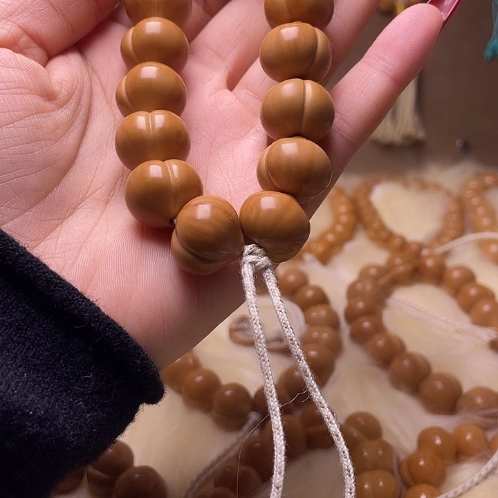 手串猴头核桃17尺寸镜面柯基屁桃手持全品无暇