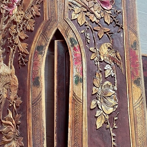 西***雪香榧木木雕木头木头2片60