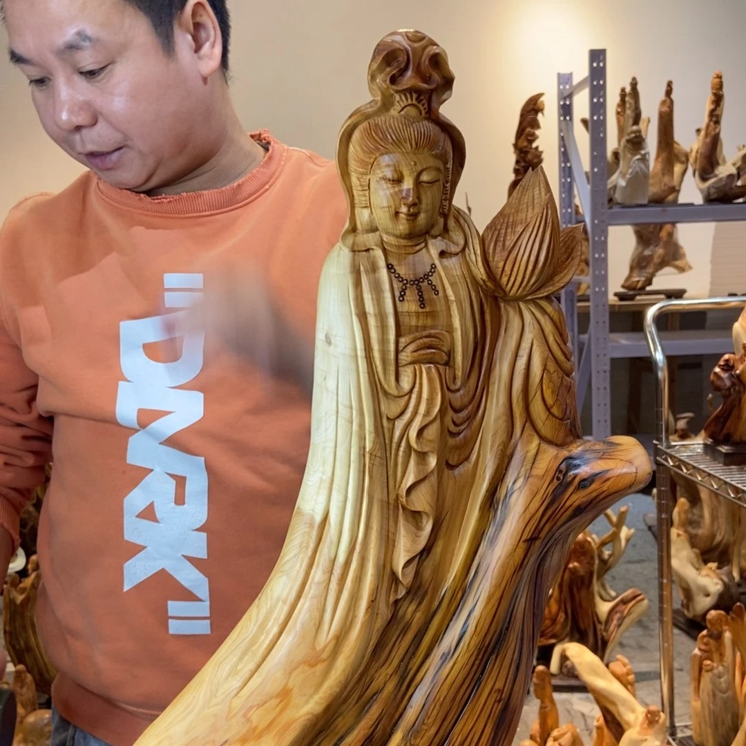 柏木（崖柏）太行崖柏根雕摆件