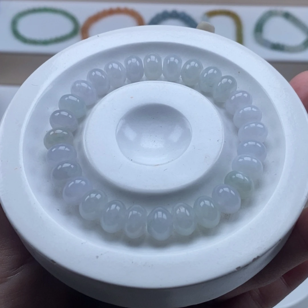 未镶嵌手链翡翠翡翠鼓珠8.8