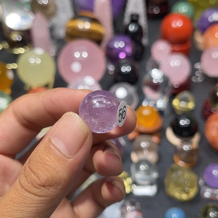 可***️未镶嵌水晶珠宝半成品微瑕打通孔1.74