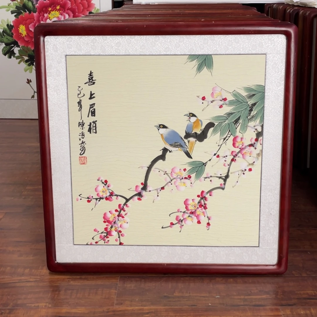 国画带框尺寸63*63厘米