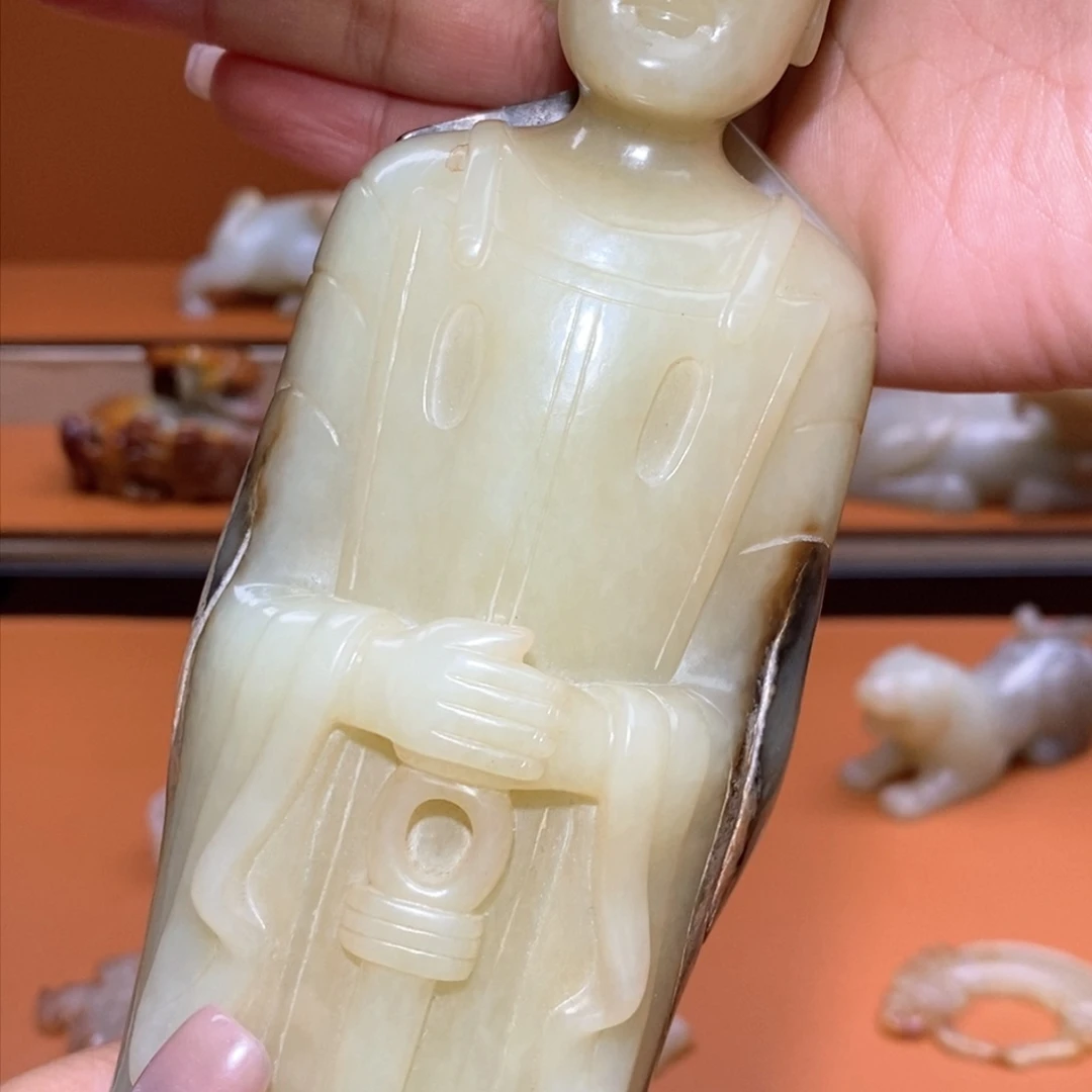 和田玉挂件未镶嵌胡***园