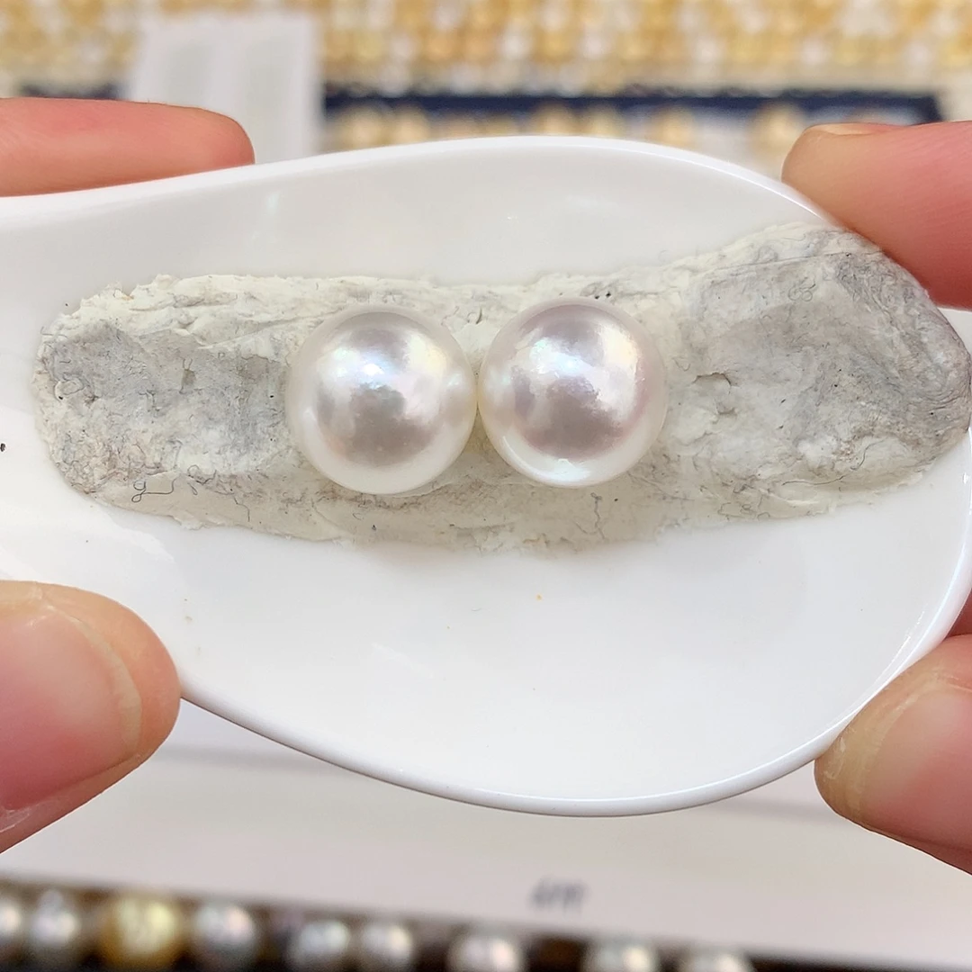未镶嵌澳白12.1-12.2 #999海水珍珠