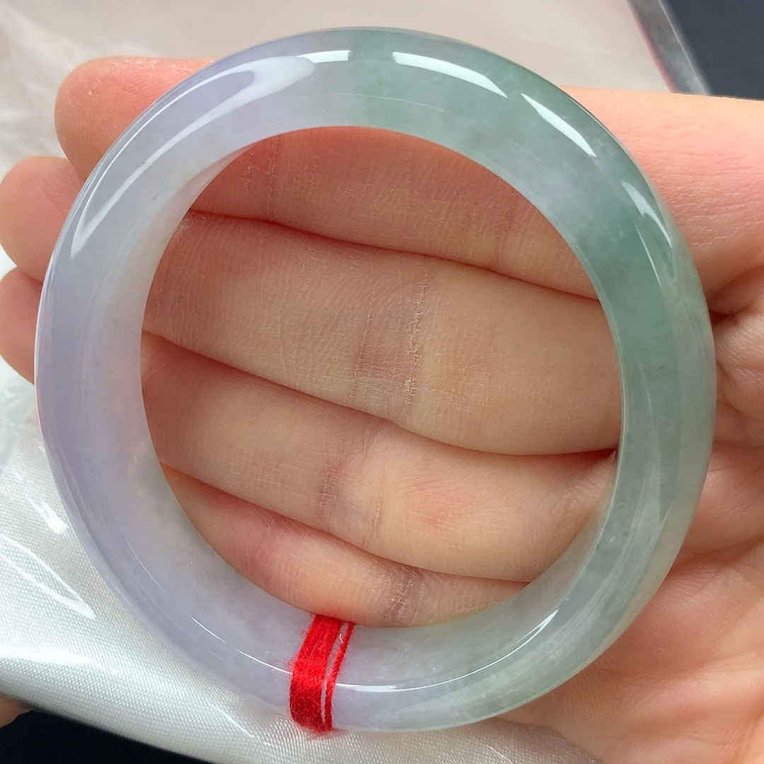 未镶嵌手镯翡翠，19号贵妃，正圈戴48.49