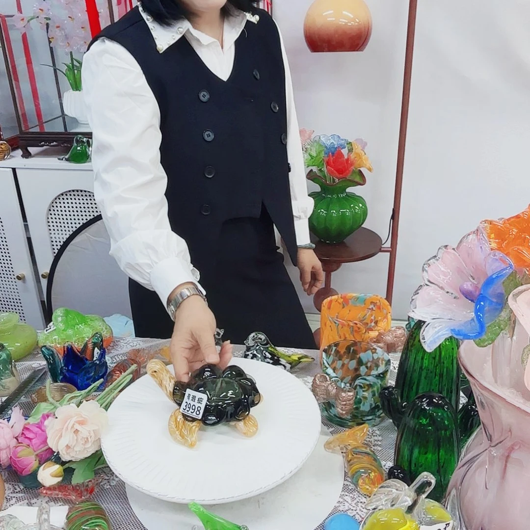 乌龟安妮家居琉璃摆件瑕疵