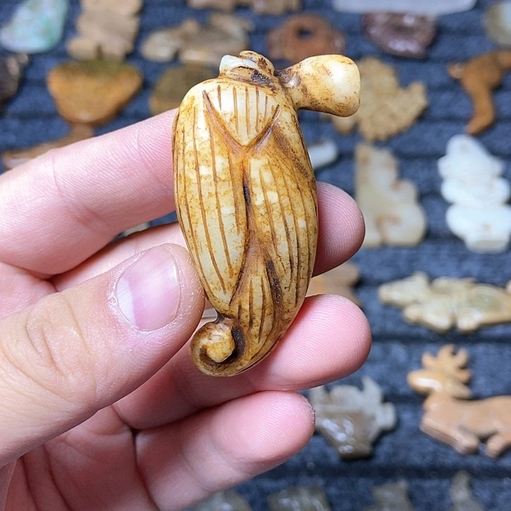 和田玉未镶嵌颈饰36