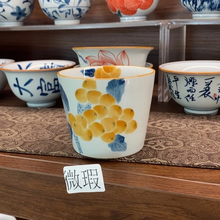 釉下老陶泥手工绘制