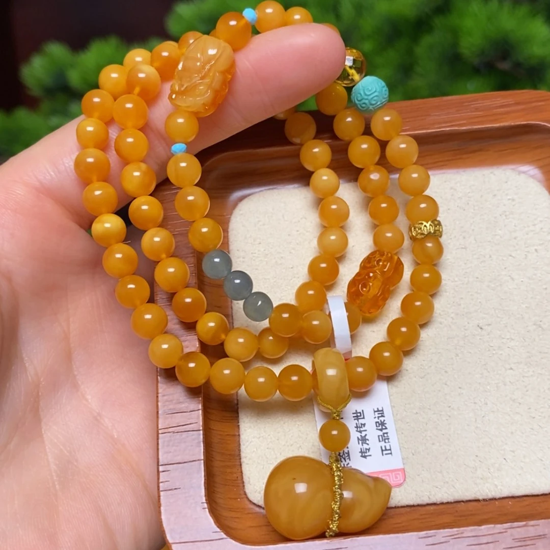 【闪购商品】未镶嵌蜜蜡手链手串