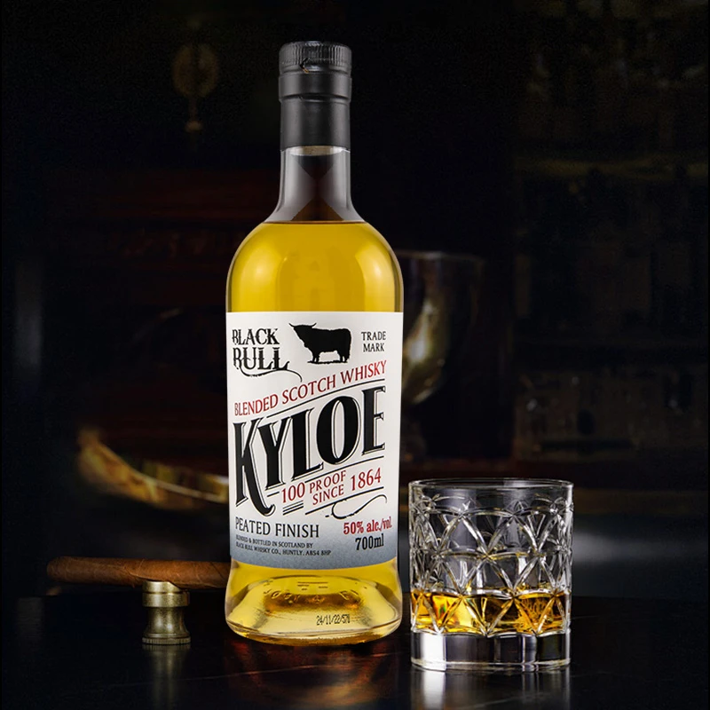 富隆酒窖 英国原瓶进口 黑公牛(泥煤版)苏格兰威士忌 700ml