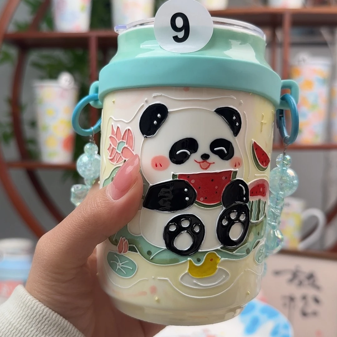 陶9景德镇手绘高温釉下彩