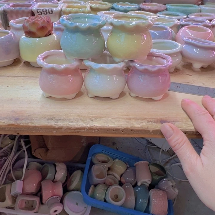 陶瓷花盆当场凑满12包邮