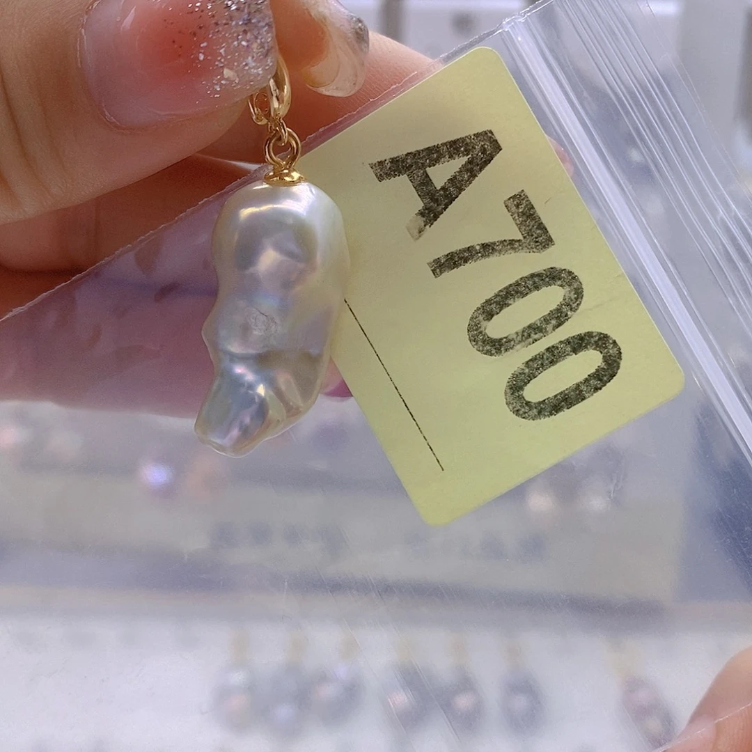 淡水珍珠颈饰银S925镶嵌