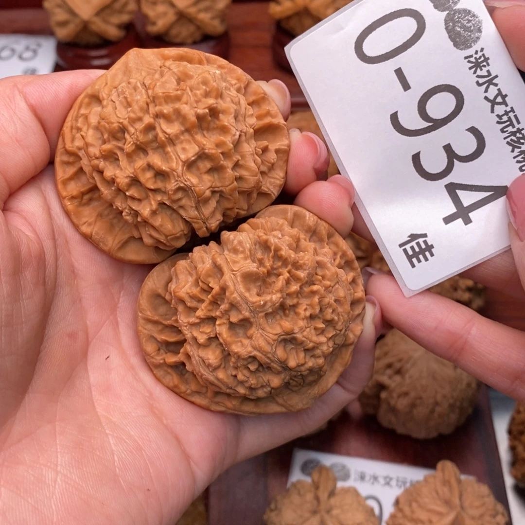 文玩核桃把件50官帽