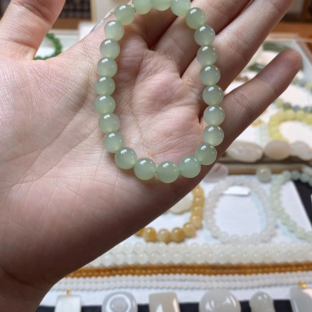 手链未镶嵌和田玉晴水手串
