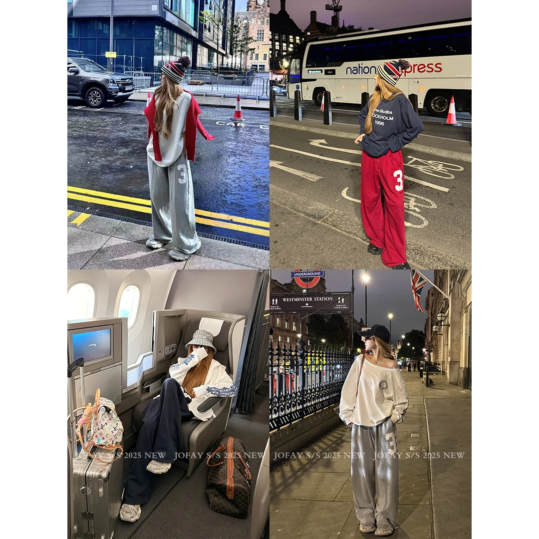 【CHASINGLIGHT】|33英国游|360克重 美式嘻哈裤 阔腿宽松休闲K1648