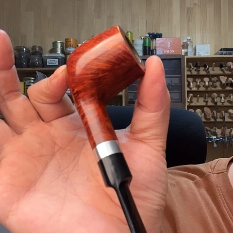 石楠木手工制作烟斗