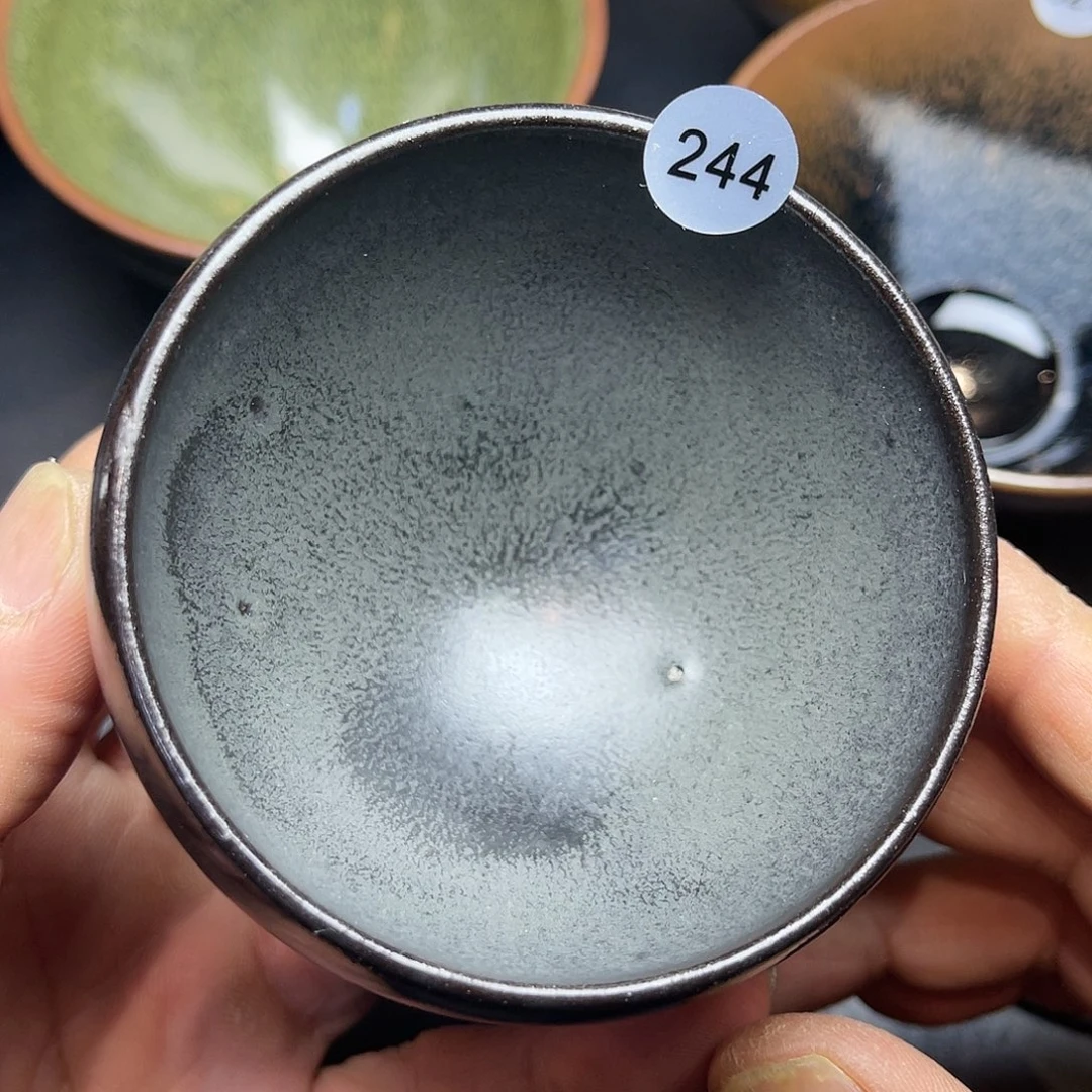 茶盏龙窑柴烧微瑕灰呗钵钵器型7.5口径