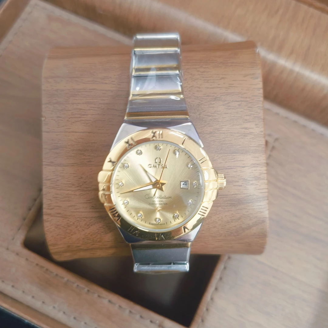 omtsa/星座/间金盘/30mm/全自动机械女表