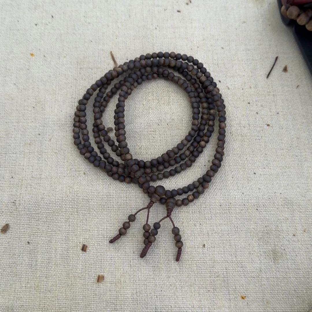 沉香手串绿奇楠沉水多圈约0.4-9多样性发一条