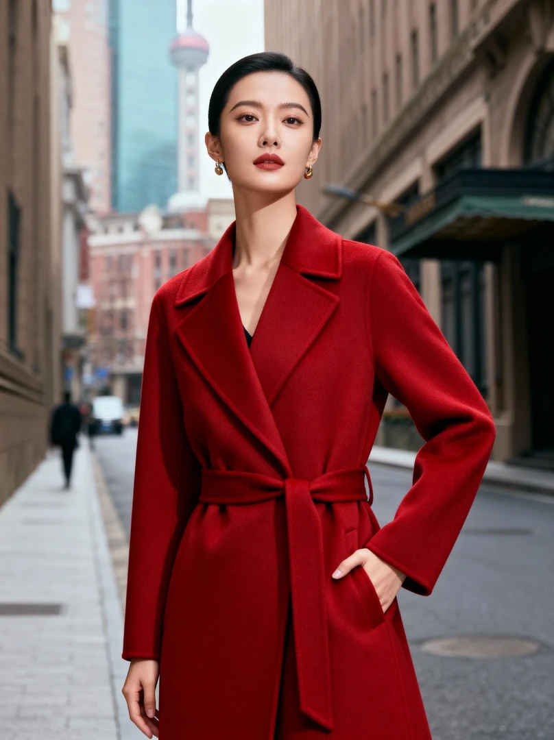 4001-4200编码 勿占单 冬季中长款 双面羊毛呢子大衣 （直播链接）