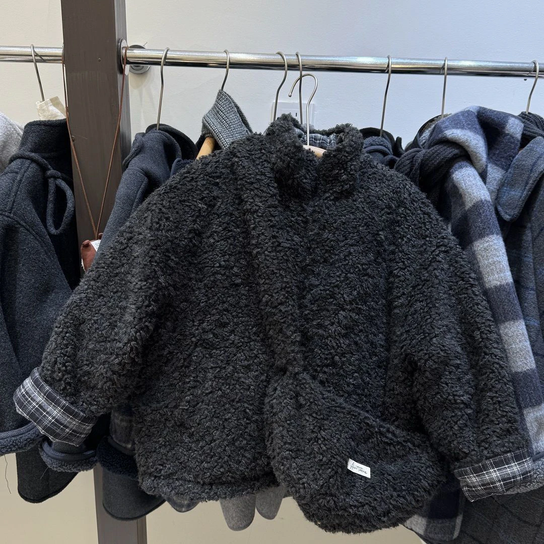 男童外套棉衣加绒加厚毛毛衣秋冬款2025新款洋气儿童上衣男宝冬季