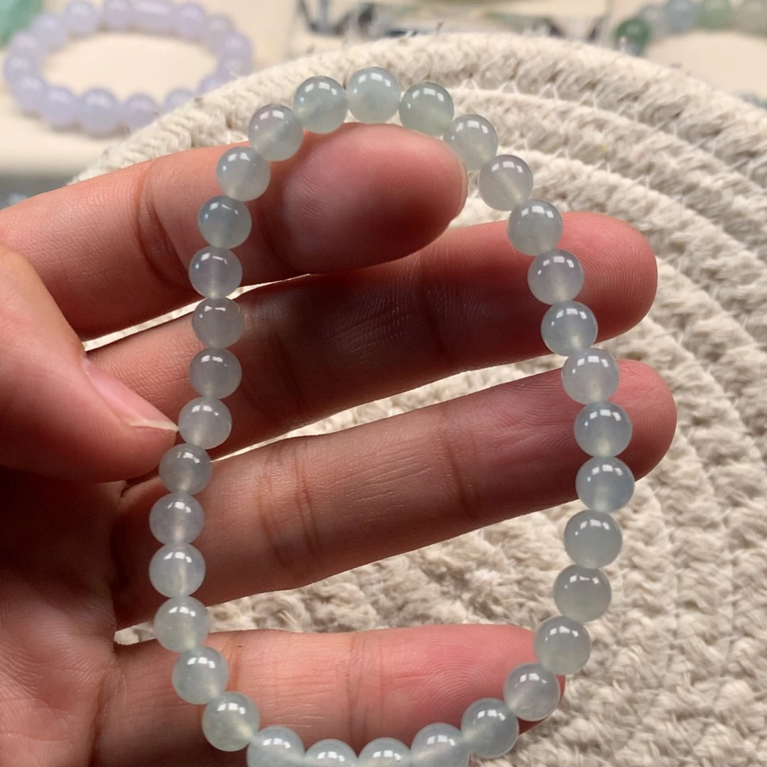 翡翠未镶嵌颈饰天然翡翠卡6手串定金