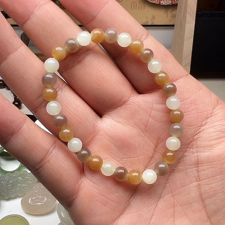 ****友和田玉未镶嵌手链