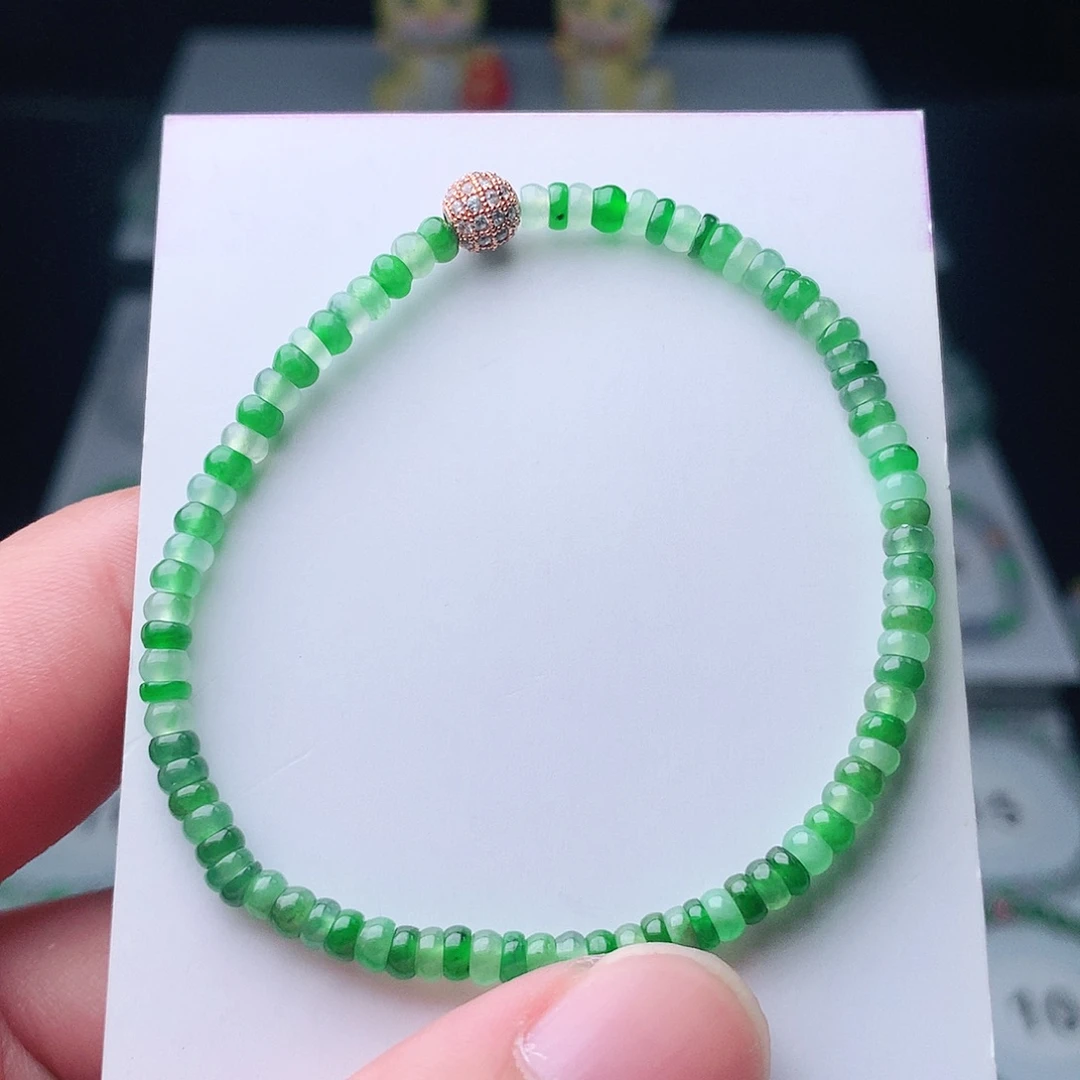 翡翠未镶嵌手链翡翠