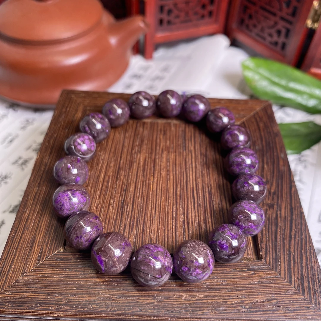 【工厂】南非舒俱来苏纪石圆珠手串11-12mm多样性发一/P003