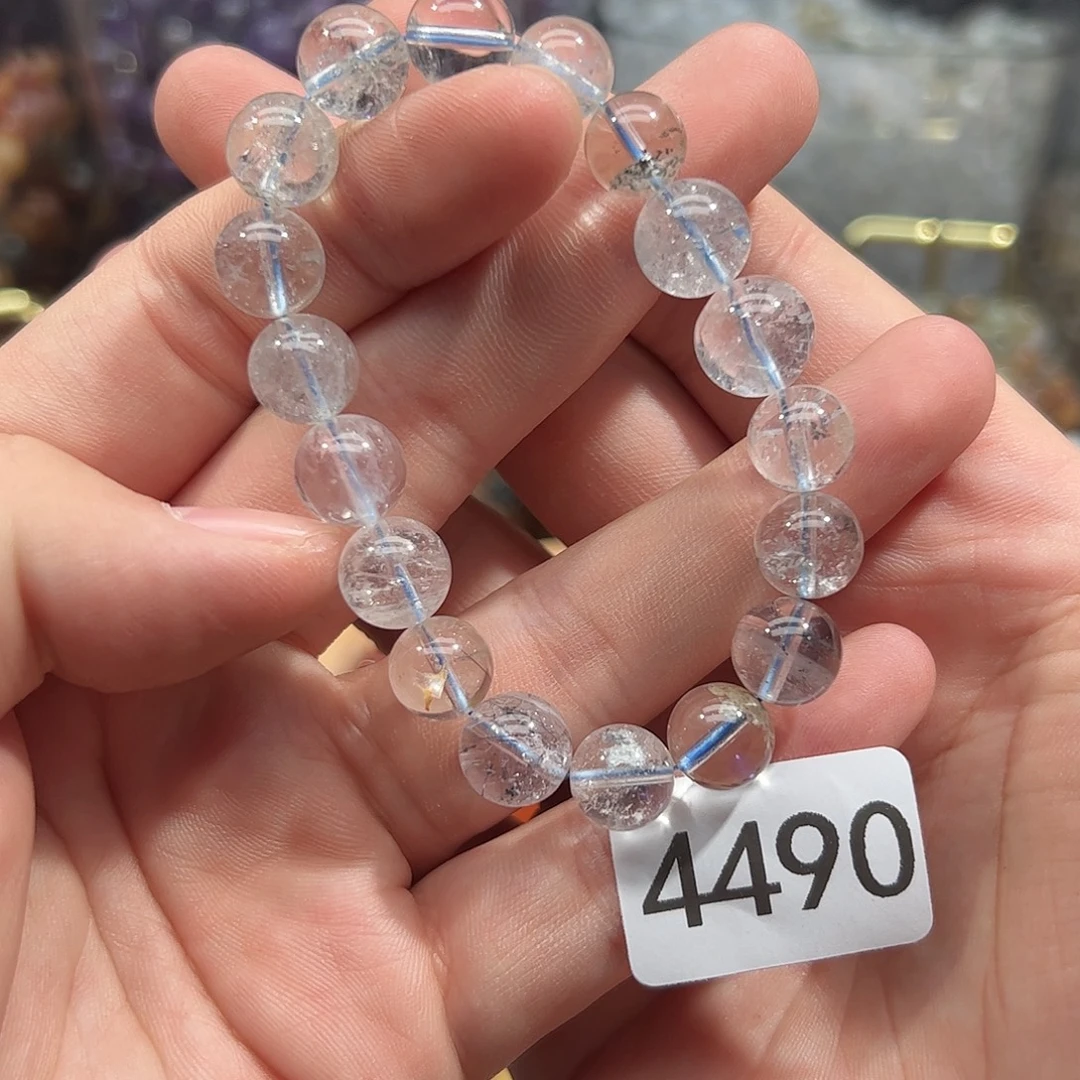 烟晶未镶嵌手链白水晶