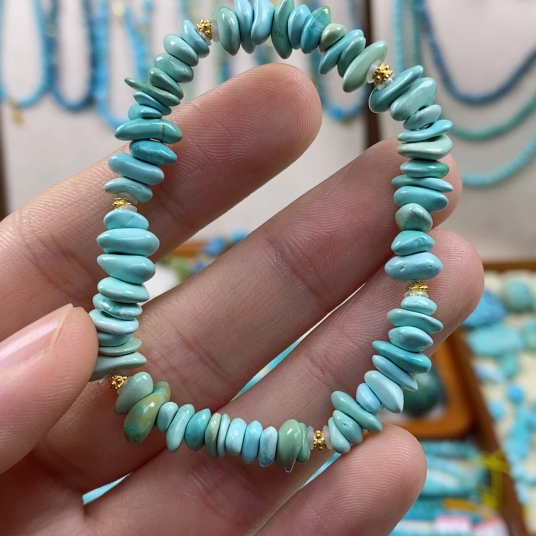 绿松石未镶嵌手串